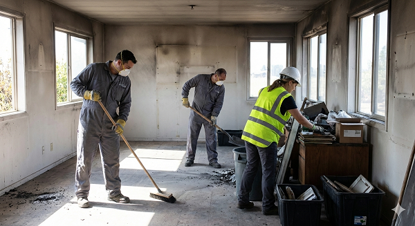 yangın sonrası temizlik